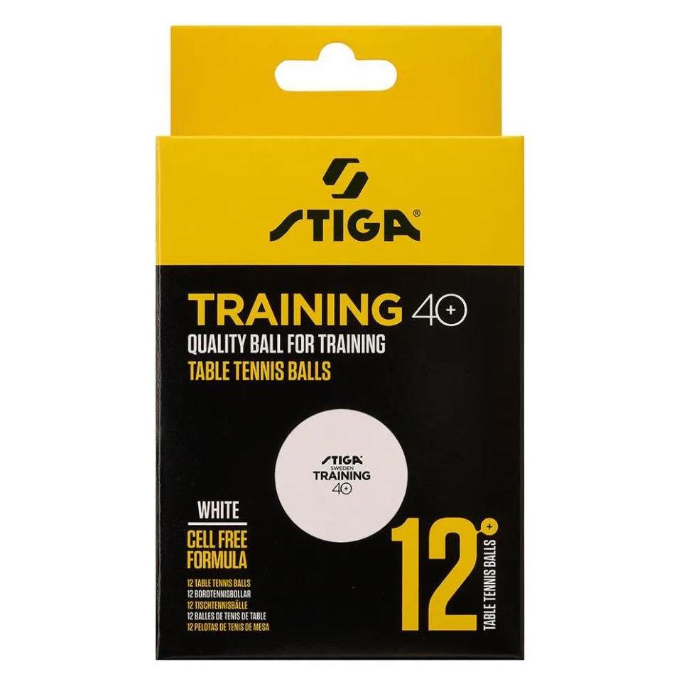 Stiga Ball Tennis Training White 12 Pack (1110-2610-12)