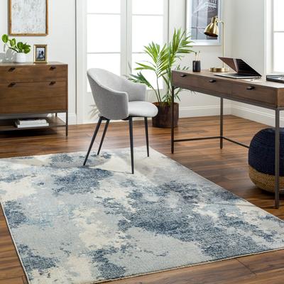 Livabliss Amore Ink Spill Abstract Area Rug