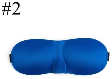 Uplift Essentials 3D Contoured Sleep Eye Mask For Complete Light Blocking blue