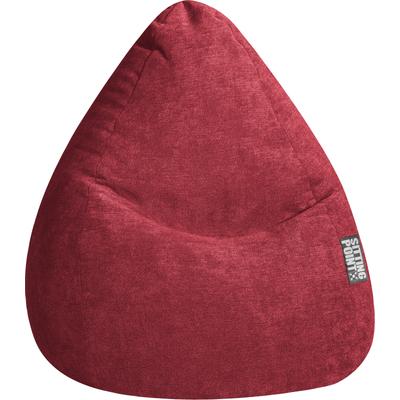 Sitzsack SITTING POINT "Sitzsack ALFA XXL", rot (weinrot), Sitzsäcke, Sitzsack