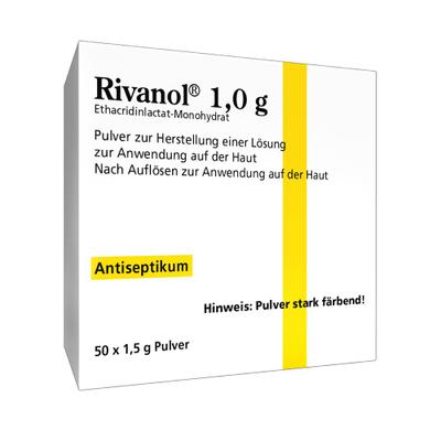 Rivanol 1,0 g Pulver 50 St