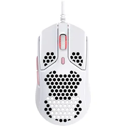 HP HyperX Pulsefire Haste (Kabelgebunden), Maus, Weiss, Pink