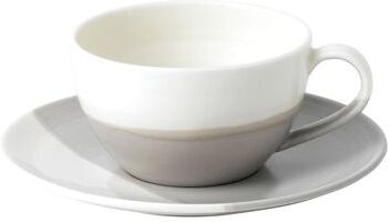 Royal Doulton 1815 Coffee Studio Cappuccino Cup and Saucer 9floz Grey