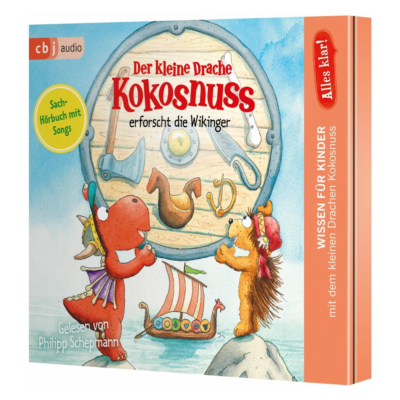 CBJ Alles klar! Der kleine Drache Kokosnuss erforscht die Wikinger (Ingo Siegner, Philipp Schepmann, Deutsch) (8371-5674-4)