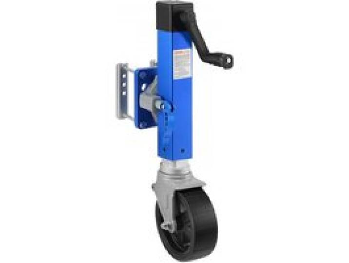 VEVOR Anhängerheber mit Rad, 725kg Anhängerstütze, Drehgelenk-Bootsanhängerheber PP-Einzelrad, 254 mm Hub, anschraubbarer Reiseanhänger mit Griff für Wohnmobil, Boot, Pferdeanhänger, Nutzanhänger