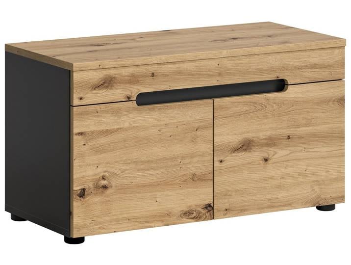 MID.YOU Sitzbank CANU, Eiche Artisan, Holznachbildung