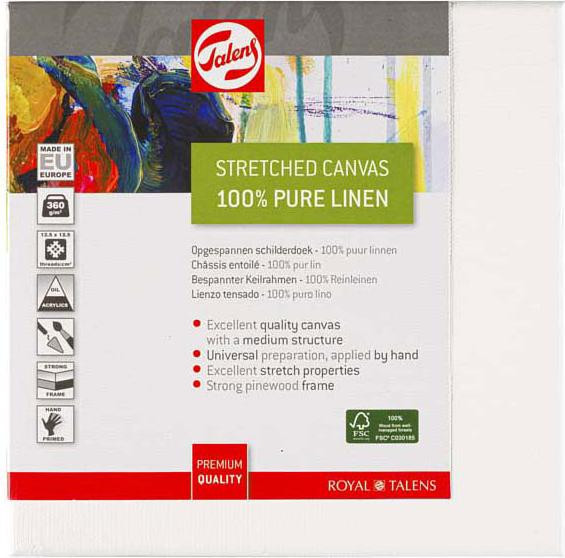Royal Talens Linnen Doek 200 x 200 mm 360 g/m2