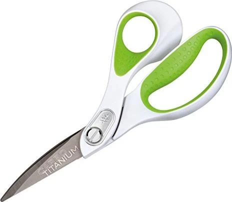 WESTCOTT Schere Carbo Titanium, Länge: 214 mm, grün/weiß