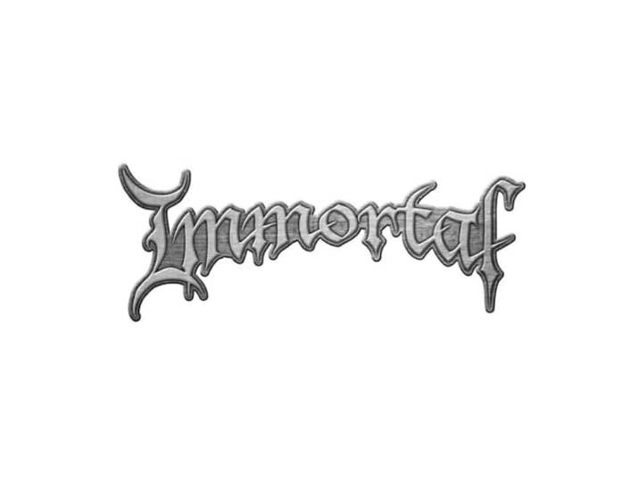 Immortal Band Logo Pin Badge One Size