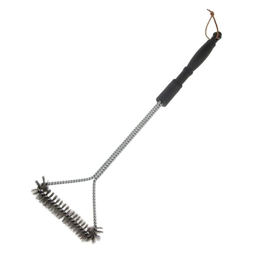 BBQ Collection Metallic barbecue brush with handle 16,3x54,5cm (54.50 cm) (49827349)