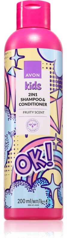 Avon Kids Fruit shampoing et après-shampoing 2 en 1 200 ml