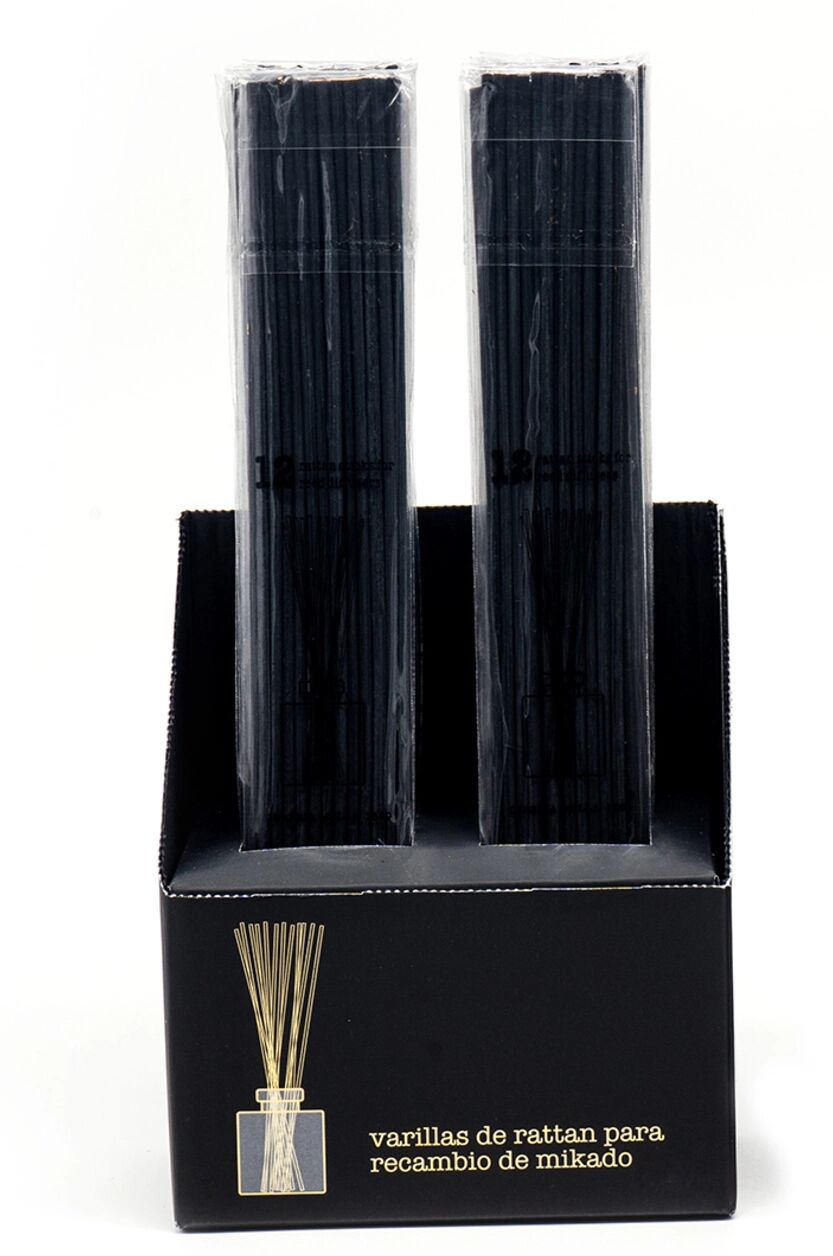 Spirig Kerzen AG Holzstäbchen Schwarz 25cm  Schwarz
