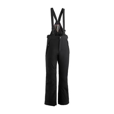 Skihose MAIER SPORTS "Maxi slim", Kinder, Gr. 128, Normalgrößen, schwarz, 100% Polyester, Hosen Skihose, Mitwachsend, warm, wasserdicht, schmaler Schnitt