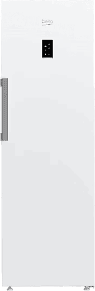 Congelador vertical - Beko B3RFNE314W, 286 l, 186.5 cm, No Frost, SmoothFit™, Puerta reversible, Motor ProSmart Inverter, Blanco