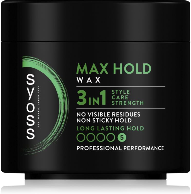 Syoss Max Hold Stylingwachs mit extra starker Fixierung 150 ml