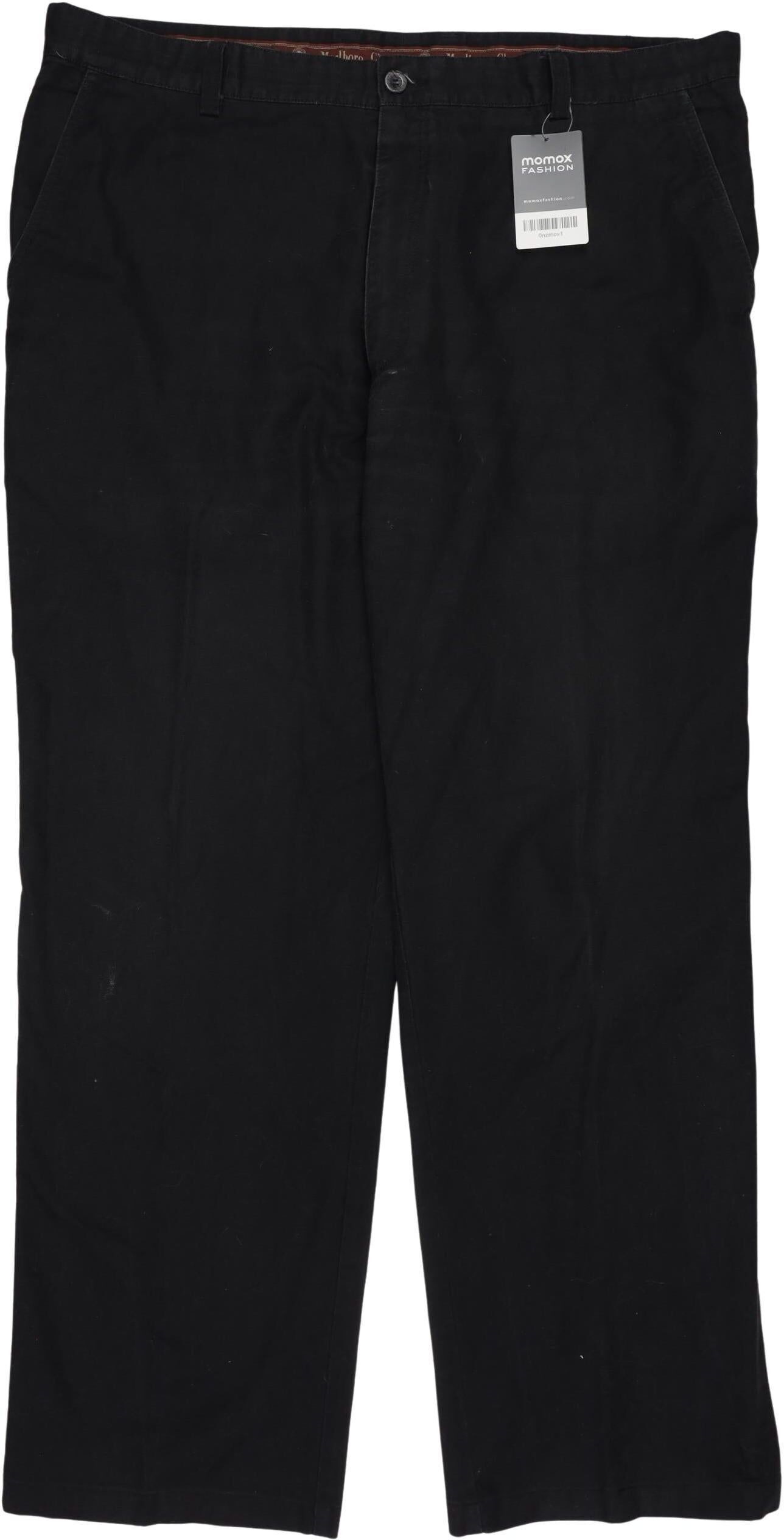 MCS Marlboro Classics Herren Stoffhose, Schwarz, Gr. W40, Baumwolle - Second Hand