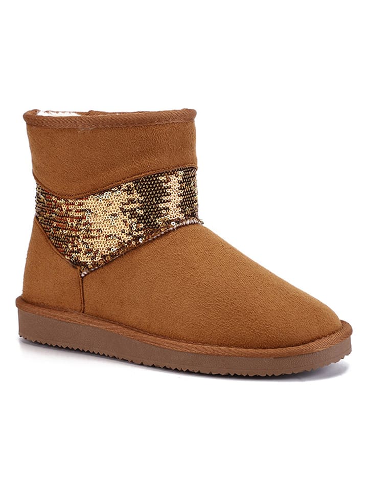 ISLAND BOOT Winterboots "Carson" in Hellbraun - 38