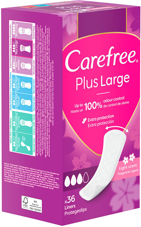 Carefree protector maxi 36 u