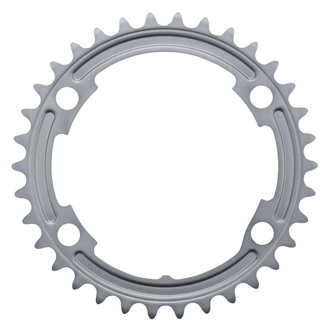 Shimano Kettenblatt 105 FC-R7000 34 Zähn MS silber (34) (Y1WV34010)