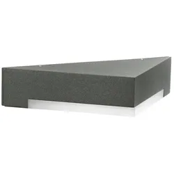 Albert LED Außenwandleuchte Typ Nr. 0333, IP54, Dreieck-Form, 5W 3000K 480lm, Alu-Guss / Acrylglas opal, dimmbar, Anthrazit ALB-620333