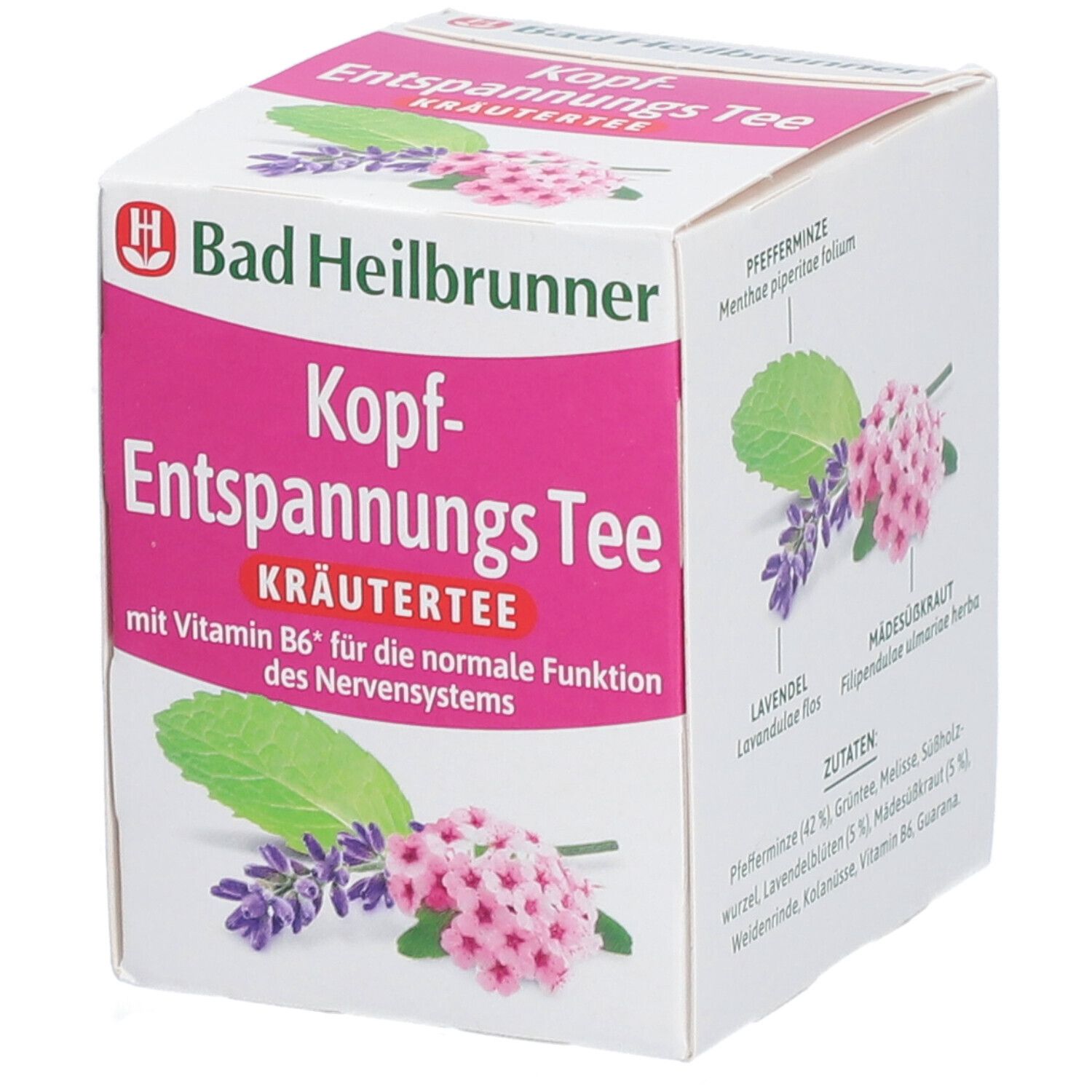 BAD Heilbrunner Kopf-Entspannungs Tee Filterbeutel 8 St