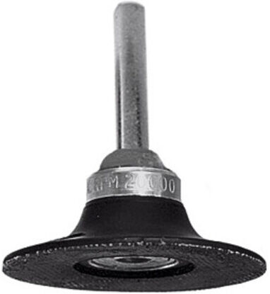 3M ROLOC Plateau-support en caoutchouc,⌀ tige 6 mm moyen,⌀ ext.: 75 mm (7000061499)
