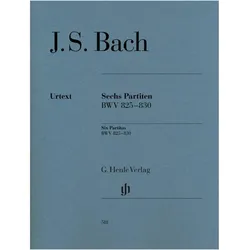 Bach, Johann Sebastian - Six Partitas BWV 825-830, Fachbücher von Ullrich Scheideler, Johann Sebastian Bach