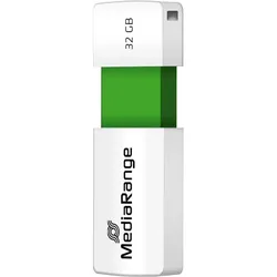 MediaRange MR973 USB-Stick 32 GB USB Typ-A 2.0 Grün, Weiß