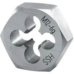 Forum Professional Solutions, Gewindeschneider + Gewindebohrer, Schneideisen DIN382 HSS M27 6kt. FORUM