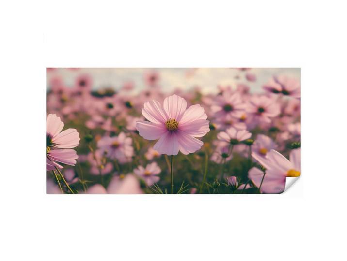 OnlyWow Tapete - Blumen - Lila - Unscharf - 450x220 cm, Rosa, Papier, Rechteckig, 450x220 cm, Tapeten & Wandverkleidungen, Vliestapeten