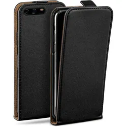 moex Flip Case Huawei P10 Klapphülle Leder Optik