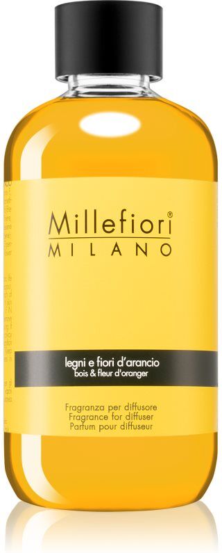 Millefiori Milano Legni e Fiori D'Arancio recharge pour diffuseur d'huiles essentielles 250 ml