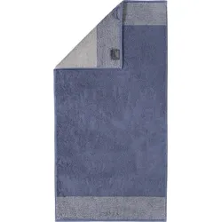Two-Tone Handtuch 80 x 150 cm dunkelblau
