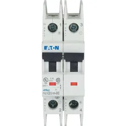 Eaton 137239 Leitungsschutzschalter, 2 A, 2p, Charakteristik: C, DC FAZ-C2/2-NA-DC