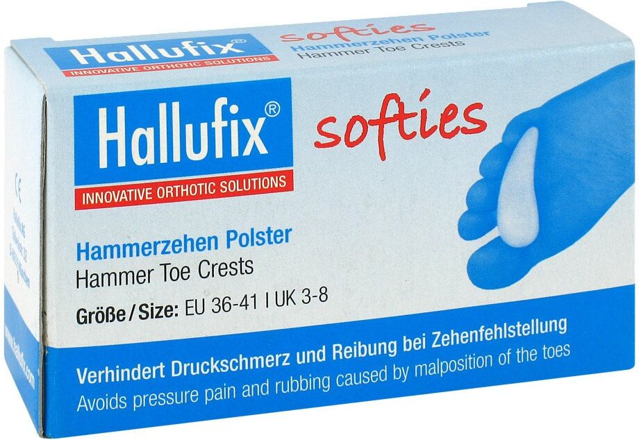 Hallufix softies Hammerzehenpolster Größe m 36-41