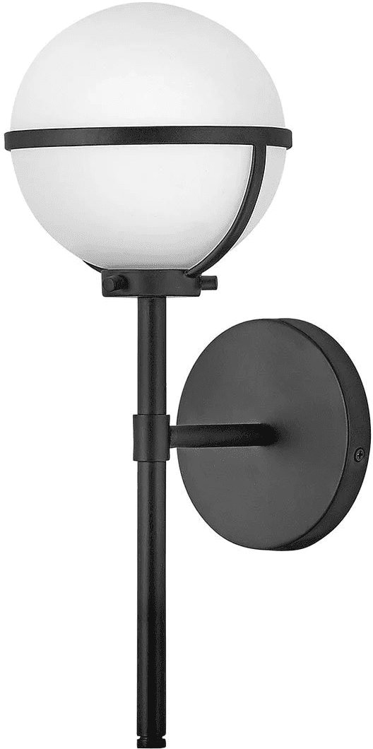 Nancy Black Orb Detail Wall Light