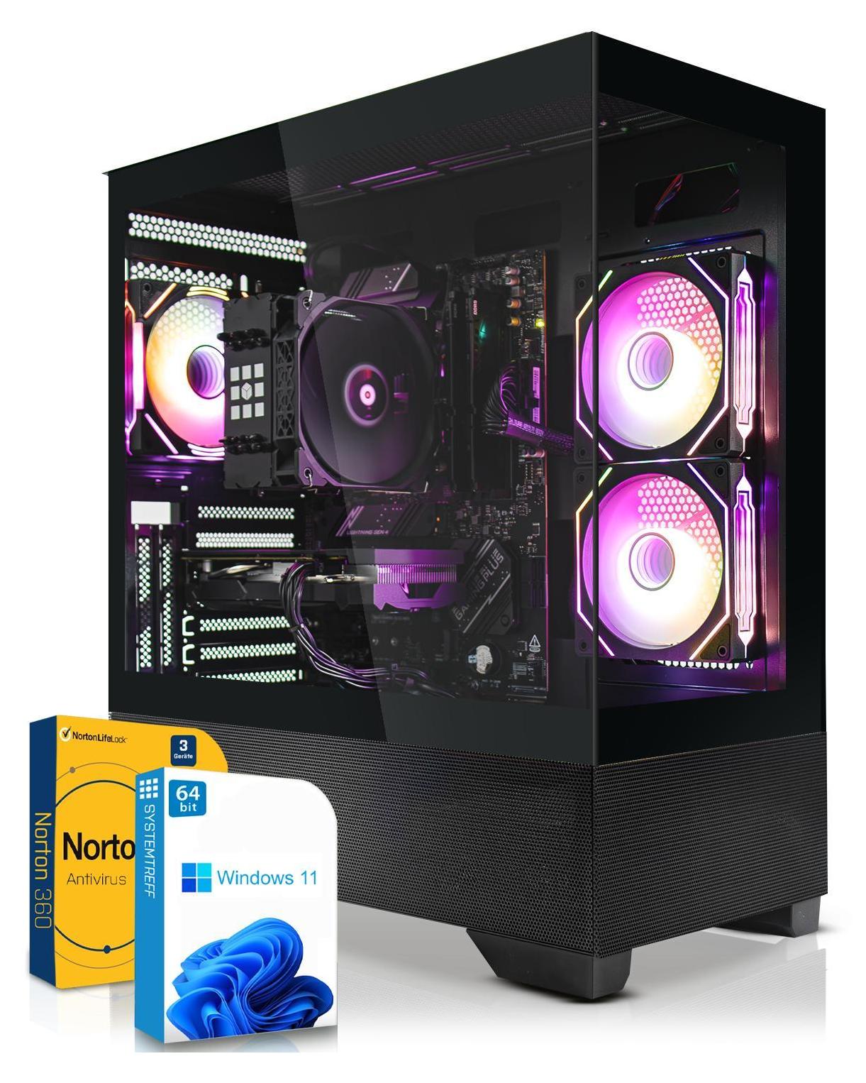 SYSTEMTREFF Gaming PC - Ryzen 9 5900XT - AMD Radeon RX 9060 XT 8GB - 32GB DDR4 - 1TB NVMe - Windows 11 Pro - Desktop
