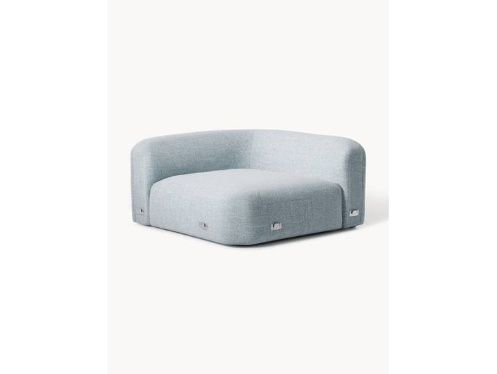 Rundes Bouclé-Eckmodul Wolke