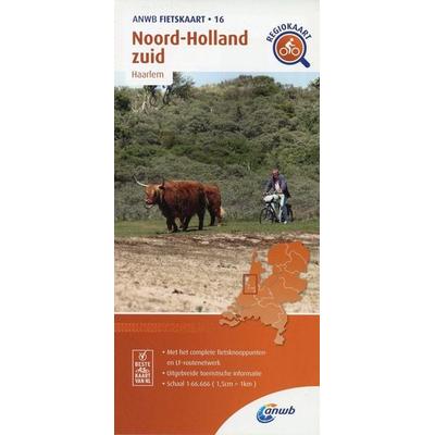 Noord-Holland zuid 1:66 000, Karte von , ANWB Media Inside Sales, 978-90-18-04717-7