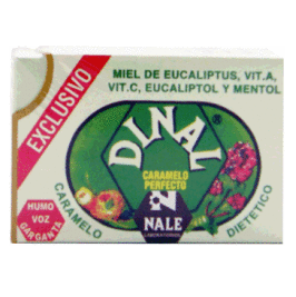 Nale Box of Honey Eucalyptus and Vitamin A Candies 50 gr
