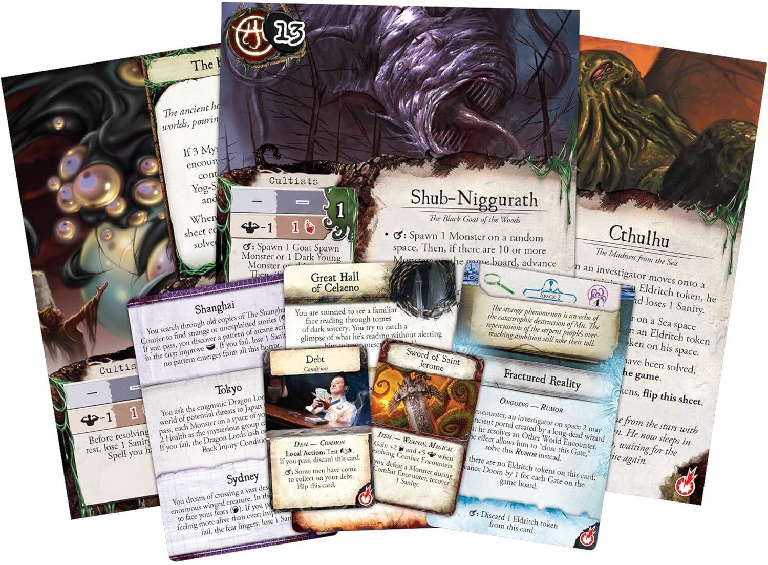 Eldritch Horror, Cooperative Board Game by Fantasy Flight Games, for 1-8 Players