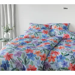 Elegante Bettwäsche Bravo - 135x200 cm + 80x80 cm	bleu