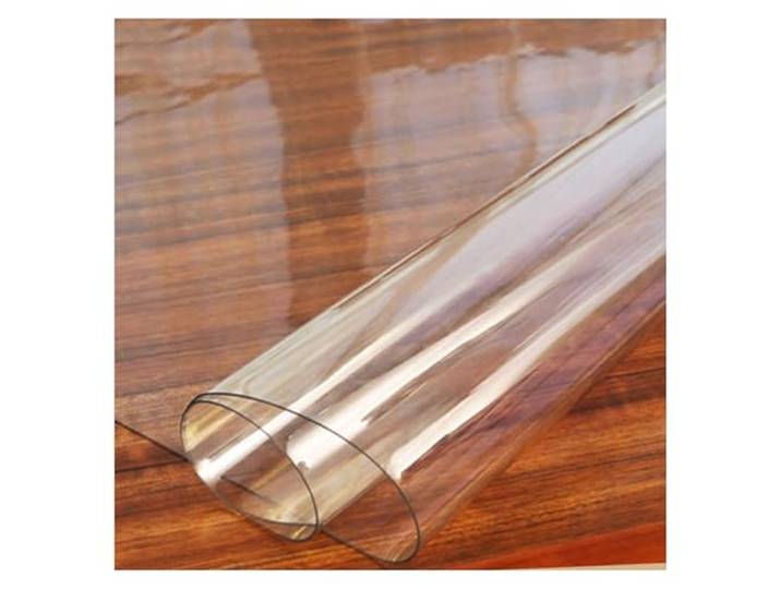 WXQTM Clear Table Cover Protector, Chair Mat for Hardwood Floor Oilproof Scratch Resistant for Dining Furniture Surface, Desks (Clear-1.5MM,140X200CM)