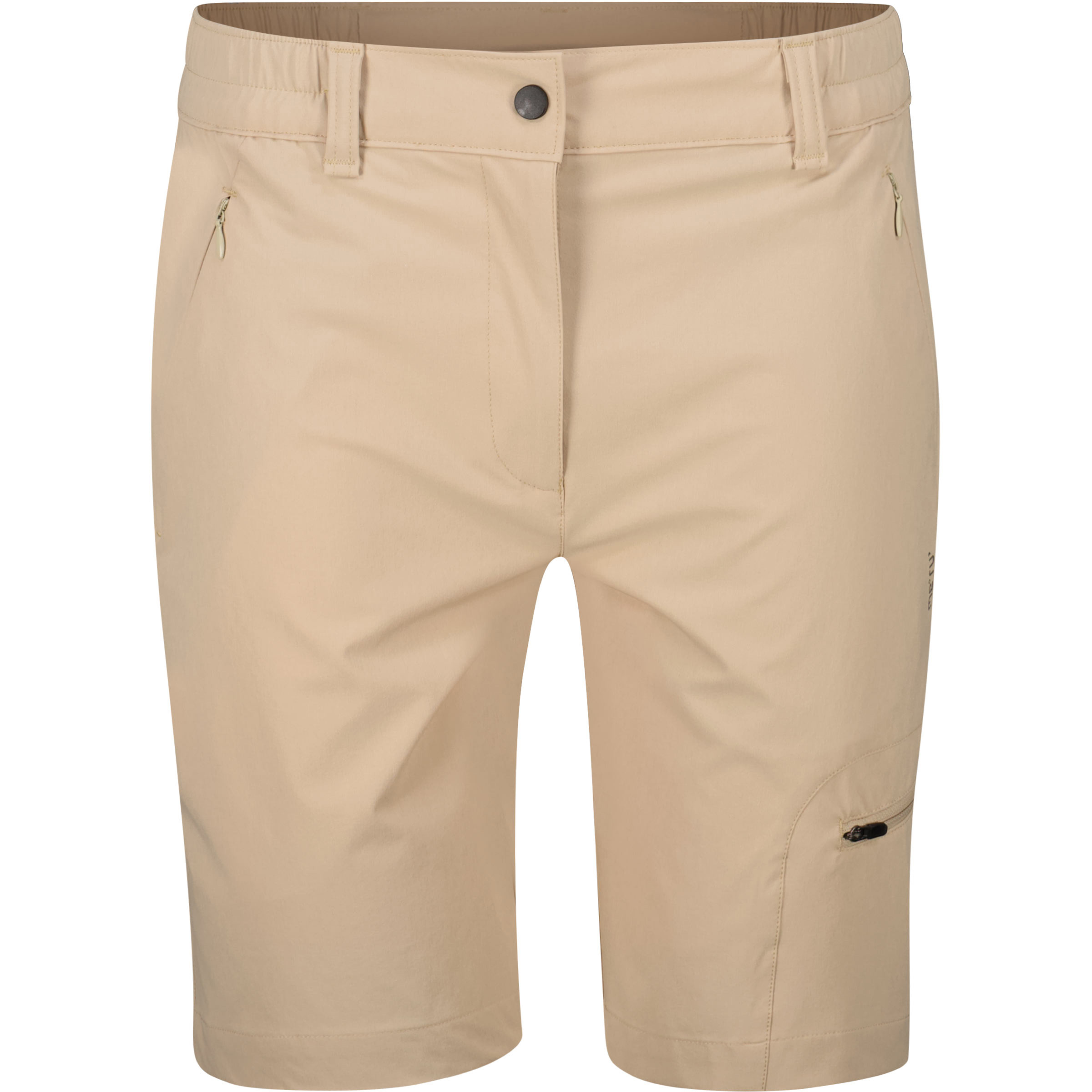 Bergzeit Basics Meru Tours Bermudas Damen Jeans & Freizeithose beige Größe L Sportklettern | Lifestyle Elastisch