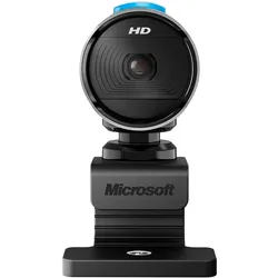 Microsoft LifeCam Studio (2 Mpx), Webcam, Schwarz, Silber