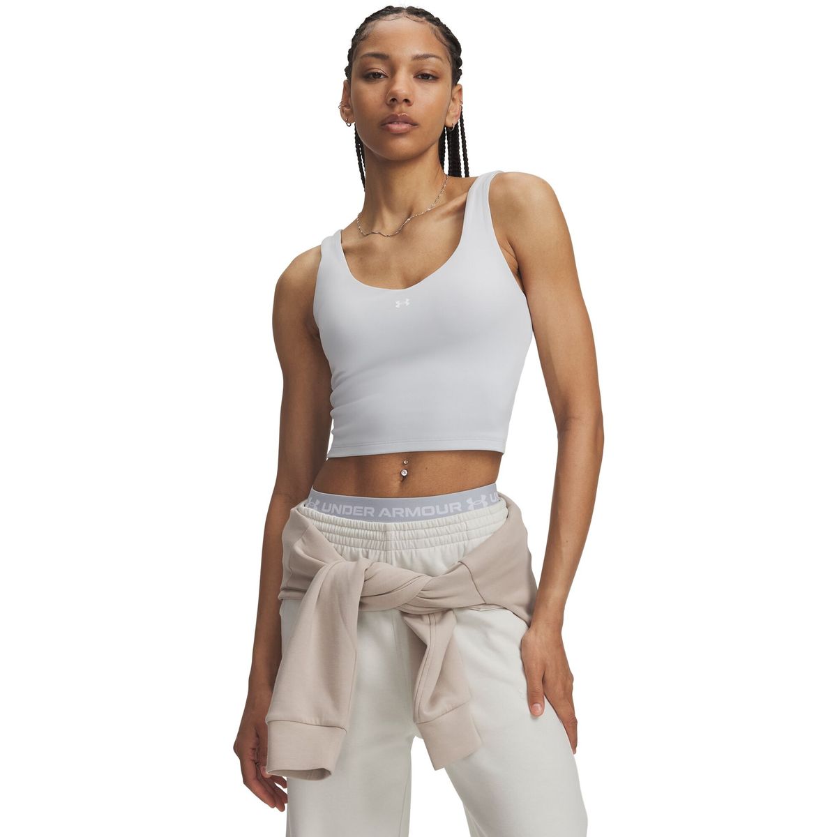 Under Armour Motion Tank gray white (014) XL 6013773-014-XL