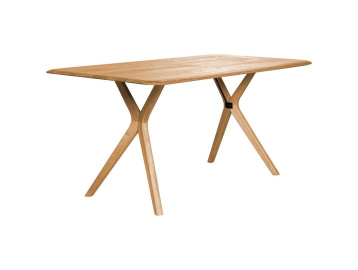 Linea Natura Esstisch, Eichefarben, Holz, Eiche, vollmassiv, rechteckig, eckig, 90x76x180 cm, Esszimmer, Esstische, Esstische