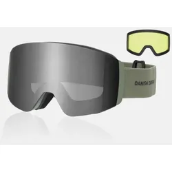 DRIFT SKIBRILLE - 1-Pack - Olivgrün/Silber Spiegel