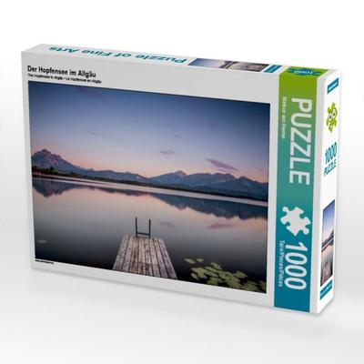 CALVENDO Puzzle Der Hopfensee im Allgäu | 1000 Teile Lege-Größe 64x48cm Foto-Puzzle für glückliche Stunden