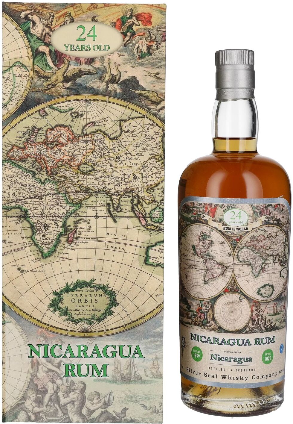 Silver Seal NICARAGUA Rum 24 Years Old 1999 49,8% Vol. 0,7l in Geschenkbox